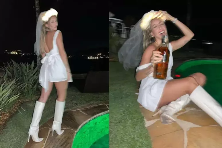 Camila Bastiani em despedida de solteira / Divulgação